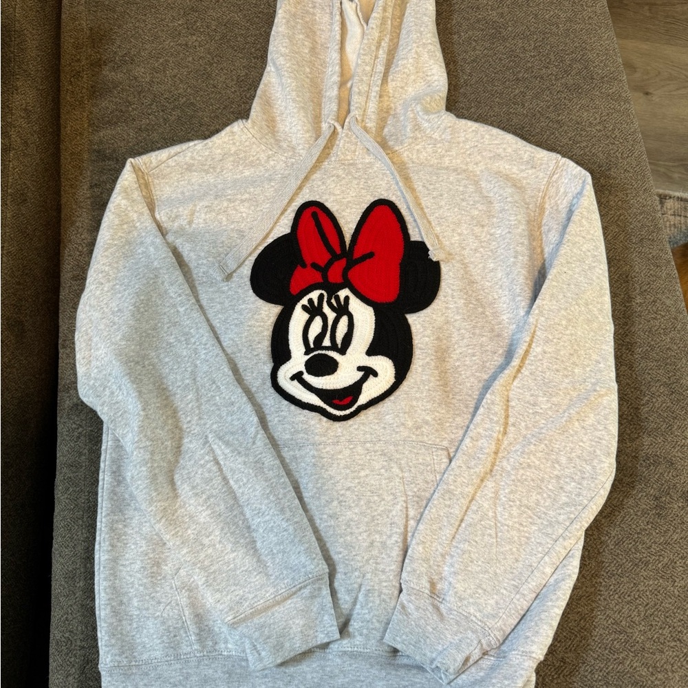 Disney Minnie Mouse hooded sweatshirt. Size small. Like new.